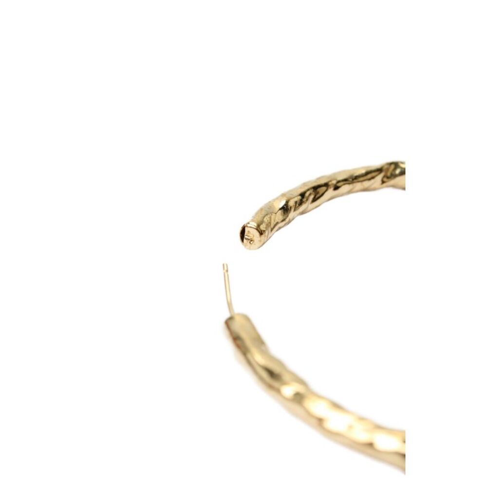 Jennifer Fisher Womens Gold Tone + 14K Posts Hailey Hoops 2.5" - Picture 7 of 7